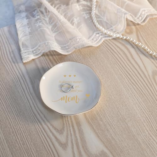 HOME SMILE Mom Ring Dish Jewery Tray-Christmas Mother Day Valentines Birthday Gifts for Mother-No Matter How Old I Get,I Always Need you-Stocking Stuffers for Mom Under 10 - style: Aunt