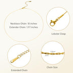 SMYHTGLIF 18 Inches Stainless Steel Necklace Chain for Jewelry Making 12 Pcs Gold DIY Craft Jewelry Necklace Chain Bulk with Adjustable Extender - color: Gold, size: 18 inches