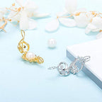 Flower Cage Pendants Crafting Charm for DIY Necklace Bracelet Jewelry Making Sterling Silver/Gold Plated - style: Gold Plated