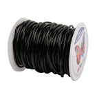 Aluminum Craft Wire,10 Gauge (2.5mm) Black Bendable Wire,65 Feet Continuous Roll for Jewelry Making,Sculpting,Floral & Armature Projects - size: 10 Gauge 65FT, style: Black