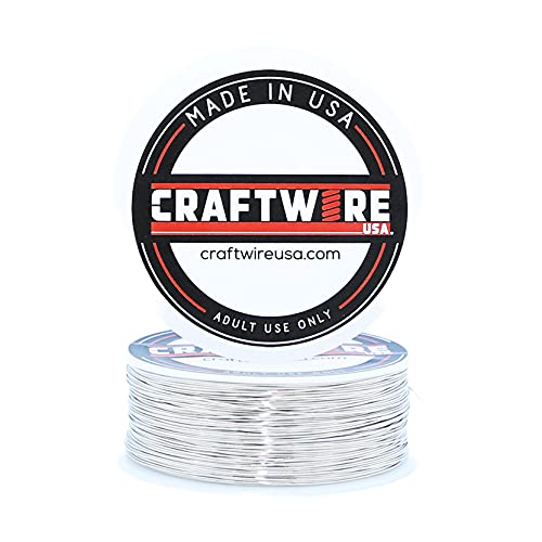 Solid Bare Stainless Steel Wire Round Selection, Dead Soft, 5OZ, 26 Gauge. - color: Stainless Steel, size: Stainless Steel 5 OZ - 26 GA
