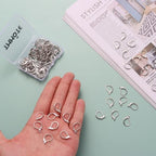 100pcs Silver Filled Leverback Earring Hooks, Hypoallergenic French Dangle Ear Wire Findings for DIY Jewelry Making (Silver) - color: Silver