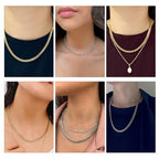 YOUBEIYEE Gold Plated Stainless Steel Jewelry Chains Miami Curb Cuban Chain Bulk for Jewelry DIY Making (10pcs,20inch) - color: Gold 20", size: 1.4mm