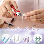 TOAOB 300pcs Earring Hooks Kits Silver French Ear Wires with Ball and Coil 18mm Fish Hook Earring Making Supplies with Jump Rings and Clear Silicone Ear Backs for DIY Jewelry Findings - color: Silver