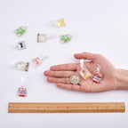 SUNNYCLUE 1 Box 12pcs Goldfish Water Bag Charms Ocean Shell Turtle Resin Pendant Charm Bulk for Jewelry DIY Necklace Bracelet Earrings Making - color: 1 Box 12pcs Goldfish Water Bag Charms