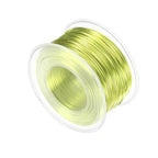 HARFINGTON 18 Gauge Aluminum Craft Wire 1.0mm 98.5ft Flexible Bendable Anodized Metal Jewelry Sculpting Wire for Jewelry Making Modelling Craft DIY, Apple Green - color: Apple Green, size: 30M x 1.0mm