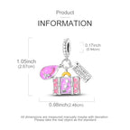 LAZA Charms for Bracelets 925 Sterling Silver Butterfly Summer Travel Ocean Lucky Charm Beads Pendant Jewelry for Women Mom - color: Loving girl hugs cat