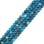 180pcs Adabele Natural Blue Apatite Healing Gemstone 4mm (0.16 inch) Small Round Beads Gem Stone Spacer for Craft Jewelry Making GF32-4 - color: Blue Apatite, size: 4mm (180pcs/2 strands)