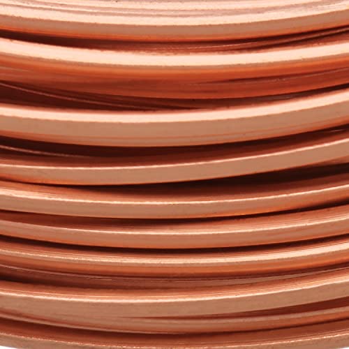 The Beadsmith Square Craft Wire - Soft Temper Beading Wire, Copper Color, 18 Gauge, 7 Yards - color: Copper, size: 18 Gauge, 7 Yard Coil
