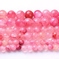 Blood Red Persian Jade Stone Beads for Jewelry Making DIY Bracelet Necklace Jewelry Making 1 Strand 15.5inch 35PCS 10MM - color: Blood red Persian jade, size: 10MM