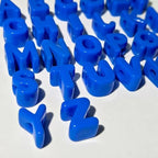 26PCS Large 6mm Hole Letter Beads, 20mm Acrylic Beads A to Z,for DIY Jewelry Making Kit Friendship Bracelet Key Chain and Bag Charms (26 A to Z Blue) - color: 26 A to Z Blue