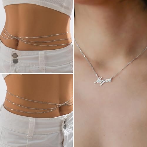 66FT Curb Chains Bulk 2mm Stainless Steel Flat Satellite Curb Link Chains Roll for Jewelry Making - color: Silver long embossed