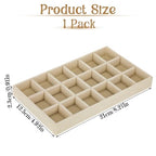 Psyqtsuary Stackable Jewelry Organizer Trays, Jewelry Tray for Drawer Stackable Earrings Tray Jewelrys Drawer Inserts Container with Removable Dividers for Earring Necklace Rings Bracelet Watch