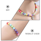 1000Pcs Cube Acrylic Letter Beads 6x6mm Colorful Alphabet A-Z Letter Beads for DIY Bracelet Necklace Jewelry Making - color: Colorful Mixed White Letter A-Z