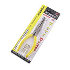 Flat Nose Pliers Smooth for Jewelry Making Wire Wrapping Bending Yellow (6 inch) - size: 6 Inch