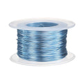 HARFINGTON 20 Gauge Aluminum Craft Wire 0.8mm 98.5ft Flexible Bendable Anodized Metal Jewelry Sculpting Wire for Jewelry Making Modelling Craft DIY, Steel Blue - color: Steel Blue, size: 30M x 0.8mm