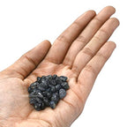 Iolite Pre Drilled Natural Crystals Crushed Chips Beads for Jewelry Making, DIY Handmade Healing Crystals (25 Inch Strand) - color: Iolite