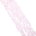 BEADIA Irregular Natural Rose Quartz Crystal Stone Loose Semi Gemstone Beads for Jewelry Making 5-8mm 80cm - color: Rose Quartz, size: 5-8mm 80cm
