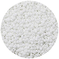 Bala&Fillic White Color 4mm Seed Beads About 1200pcs/100Grams in Bag, 6/0 Glass Craft Beads for Making Bracelet and Necklace (White) - color: White -4mm