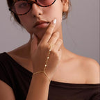 Gold Bracelets Set for Women Stack, Chunky Thick Bracelets Stack for Women Trendy, Simple Dainty Thin Gold Plated Cuff Stackable Bracelets With Beaded Cuban Paperclip Snake Rope Bangle Hand Chain Jewelry - style: Style 15-gold