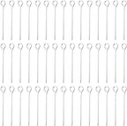 Shapenty 200PCS Mini Metal Wire Eyepins Beading Small Open Eye Head Pins Needles Bulk for DIY Craft Bead Earring Pendant Necklace Bracelet Jewelry Charm Finding Making (24mm/1Inch, Silver) - color: Silver, size: 24 mm