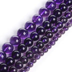 35pcs Adabele Lab Created Purple Amethyst Gemstone 10mm Round Beads Gem Stone Spacer for DIY Craft Jewelry Making GS7-10 - color: Amethyst (Lab Created/Synthetic), size: 10mm (35pcs/1 Strand)