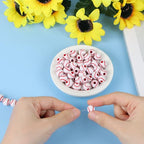 100pcs Baseball Beads with 5.5 Yard Elastic Rope,Acrylic Softball Beads Sports Bead DIY Spacer for Necklace Bracelet Keychains Handmade Jewelry Making Accessories Craft Supplies,12mm(White) - color: White Baseball