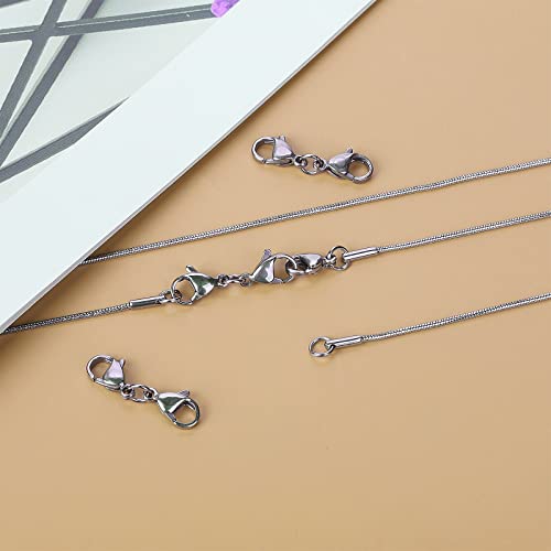 Grevosea 10 Pieces Double Lobster Clasp Extender, Stainless Steel Lobster Claw Clasps Double Claw Connector Bracelet Necklace Extender for DIY Jewelry Making Women Gifts (Silver) - color: 10pcs