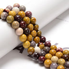 122Pcs(2 Strand/Set) 6mm Mookaite Jasper Smooth Round Beads Natural Stone Beads AAA Grade Premium Round Gemstone Genuine Real Stone Loose for DIY Bracelet Jewelry String Making - color: Moonkaite Jasper, size: 6mm