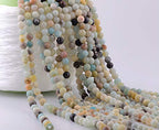 Natural Stone Beads 100pcs 10mm Amazonite Stone Round Genuine Real Stone Beading Loose Gemstone Hole Size 1mm DIY Smooth Beads for Bracelet Necklace Earrings Jewelry Making (Amazonite Green, 10mm) - color: Amazonite Green, size: 10mm