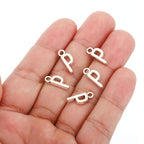 PATIKIL Letter Charm, 50pcs Alphabet Initial Pendant Charm Bulk DIY for Jewelry Making Bracelets Earrings Necklace - style: P