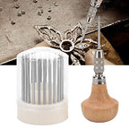 Beading Tool Jewelry Graver Kit Set, 23pcs Metal Beading Tools Set Engraving Bead Grain Tool, Stone Setting Beading Tool Kit, Jewelry Craft Making Kit Beading Tools Set with