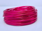 15 Gauge Anodized Aluminum Wire 49 Feet for Jewelry Making Craft DIY（1.5mm,Rose Red,41505） - color: Rose Red, size: 15 Gauge