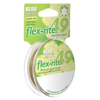 The Beadsmith Flex-Rite Beading Wire - 49-Strand Nylon-Coated Stainless-Steel Wire, 0.018" (0.45 mm) Dia, Bronze, 30 ft Spool, Durable Necklace & Bracelet String, for Jewelry Making Supplies - color: Bronze, size: .018” Dia - 30 ft