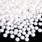 Blinginbox 50000pcs Flatback Rhinestones,Resin Non Hotfix Rhinestones Large Quantity Wholesale for Crafts DIY Creative Design,Clothes,Makeup,Nail Art (2mm=0.08",Jelly White) - color: Jelly white, size: 2mm=0.08"