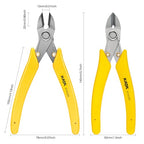 KATA 6 Inch Stainless Steel Wire Cutter, Heavy Duty Side Cutter, Flush Cutters, Micro Cutter Sprue Cutting Pliers for Cutting Electronics, Jewelry Making, Metal Wire, Crafting - color: 6 Inch
