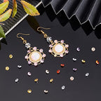 PandaHall 6 Colors 5mm Cubic Zirconia Stone Pointed Back Rhinestones 120pcs Round Faceted Stone Crystal Diamante Rhinestones for Earring Bracelet Pendants Jewelry Embellishment DIY Craft Making