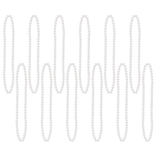 Party Beads - Small Round - size: 12-Pack, style: White (12-Pack)