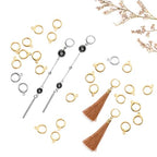60pcs 18K Gold and Silver Filled Hoop Huggie Earring Hooks,Hypoallergenic Dangle Tarnish Resistant Gold Lever Back Earring Hooks Earwire for Jewelry Making Supplies (Mix Color)