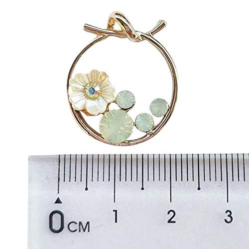 Chenkou Craft Random 20pcs Wholesale Lots Mix Alloy Resin Rhinestone Flowers Pendants Charms Beads Bracelet Necklace Jewelry Findings