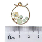 Chenkou Craft Random 20pcs Wholesale Lots Mix Alloy Resin Rhinestone Flowers Pendants Charms Beads Bracelet Necklace Jewelry Findings