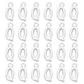 PATIKIL Letter Charm, 50pcs Alphabet Initial Pendant Charm Bulk DIY for Jewelry Making Bracelets Earrings Necklace - style: Q