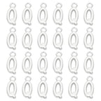 PATIKIL Letter Charm, 50pcs Alphabet Initial Pendant Charm Bulk DIY for Jewelry Making Bracelets Earrings Necklace - style: Q