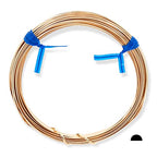20 Gauge, 14/20 Yellow Gold Filled Wire (Half Round) Half Hard 14K Gold Filled Made in USA - 15FT by CRAFT WIRE - size: 20 Gauge, style: 15 Feet