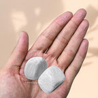 Amazing Gemstone Scolecite Crystal Tumbled Stones Polished Rocks - Natural Gem Stones for Healing - DIY Crystals for Protection (1 Piece) - color: Scolecite