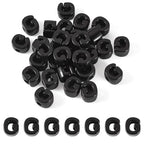 Craftora 30Pcs 20mm Black Large Letter Beads, Acrylic Big Alphabet Beads, Jumbo Initial Letter G Bead with Large Hole for Friendship Bracelets Keychain Bag Charms Shoelaces - color: Letter G