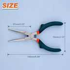 SPEEDWOX Needle Nose Pliers for Jewelry Making with Wire Cutter Serrated Jaws Convex Shoulders Pliers for Bending Wire and Small Object Gripping - style: Needle Nose Pliers With Cutter
