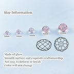 500pcs Crystal Glass Beads 3mm Faceted Rondelle Glass Spacer Beads with Hole for Bracelets Necklace Earring DIY Jewelry Making Craft(Pink) - color: Pink, size: 3mm