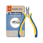Beadalon Ergo Semi-Flush Cutter – Wire Cutters for Jewelry Making & Beading, 5.25 in - style: Semi-Flush Cutter
