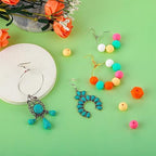 200PCS Earring Making Kit - Beading Hoop Finding, Open Hoops Bulk Wire for DIY Jewelry Craft Supplies - Teardrop and Round
